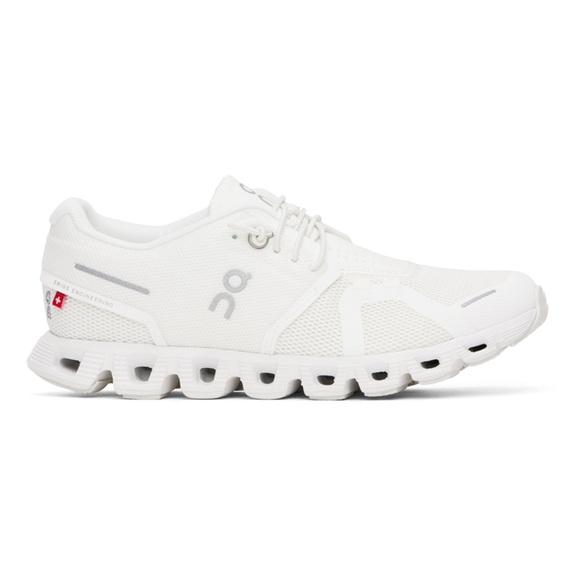 On Running Shoes - 🤍ON RUNNING CLOUD 5 WHITE SHOES 9.5